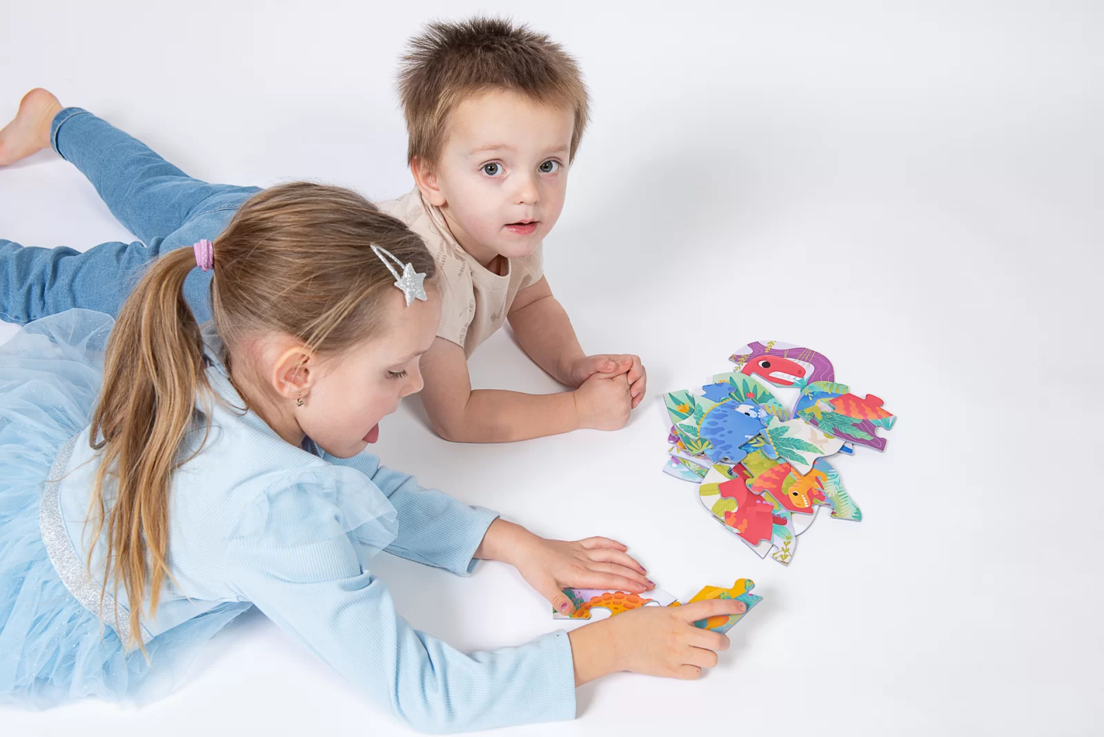 Véééliké puzzle - Dinosauři3