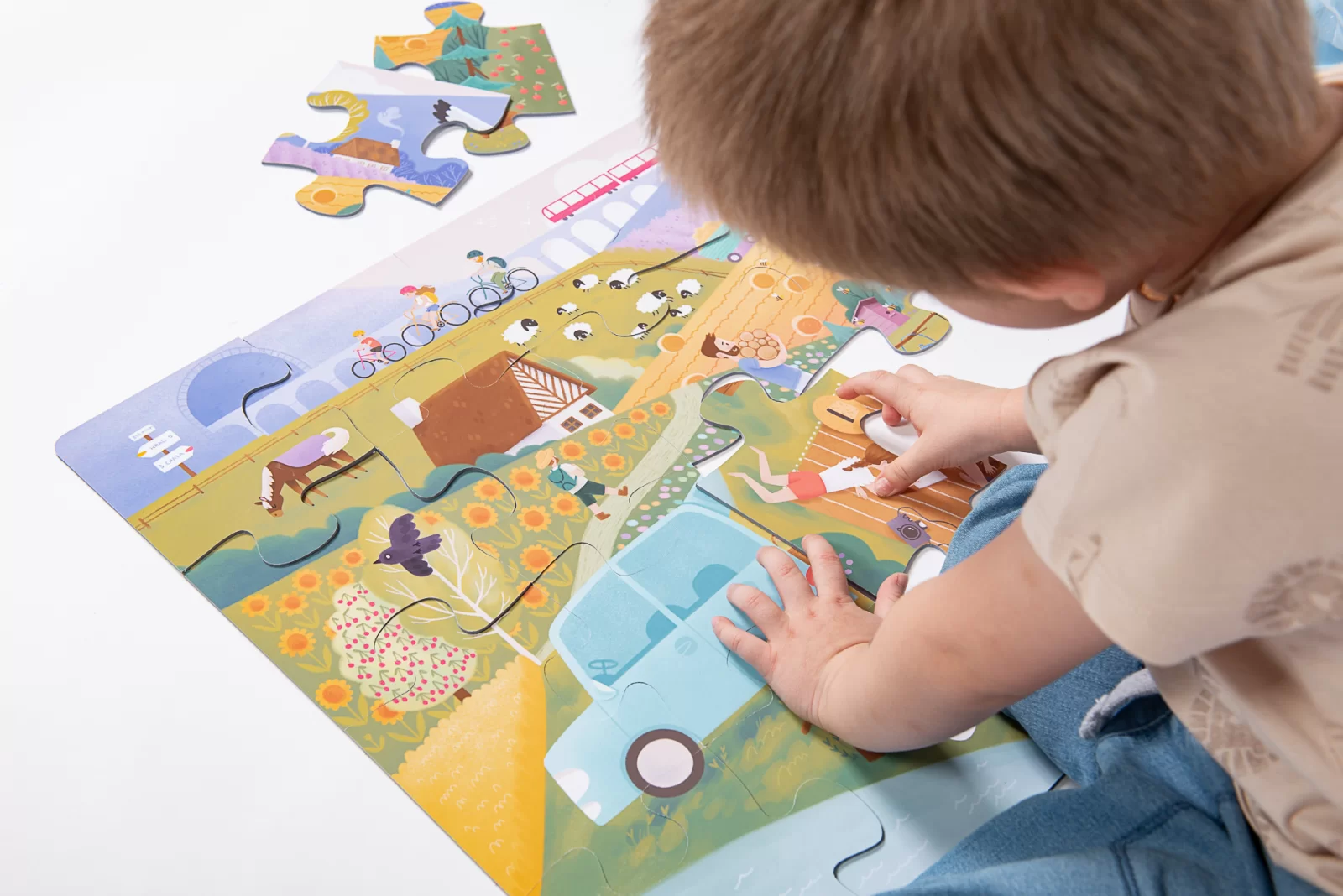 Véééliké puzzle - Na výletě7