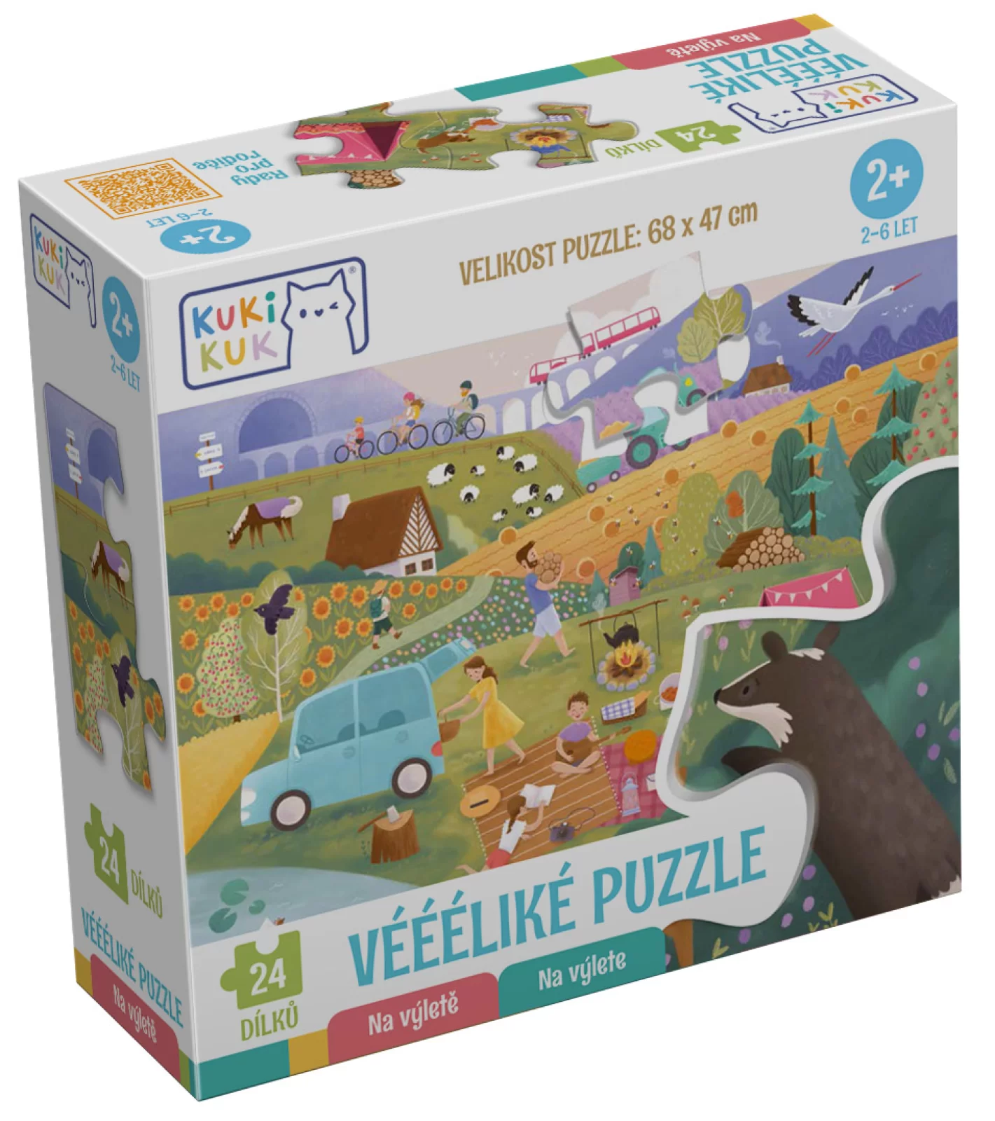 Véééliké puzzle - Na výletě1