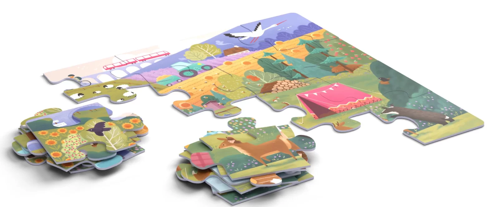 Véééliké puzzle - Na výletě4