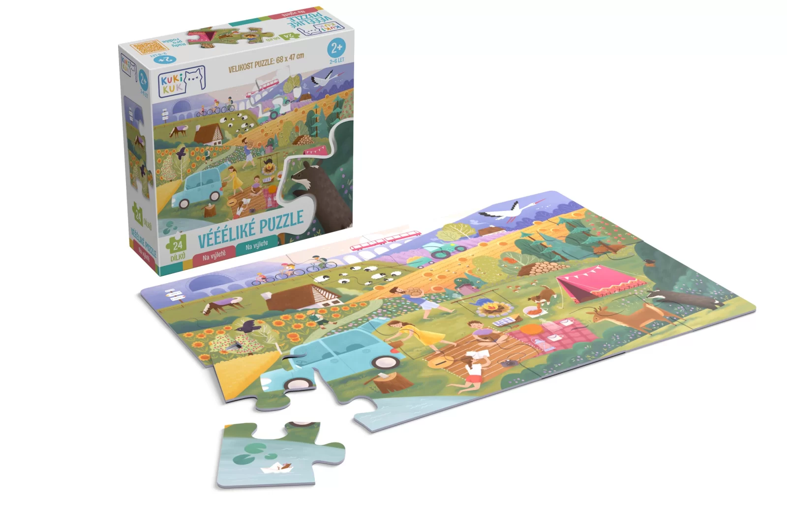 Véééliké puzzle - Na výletě9