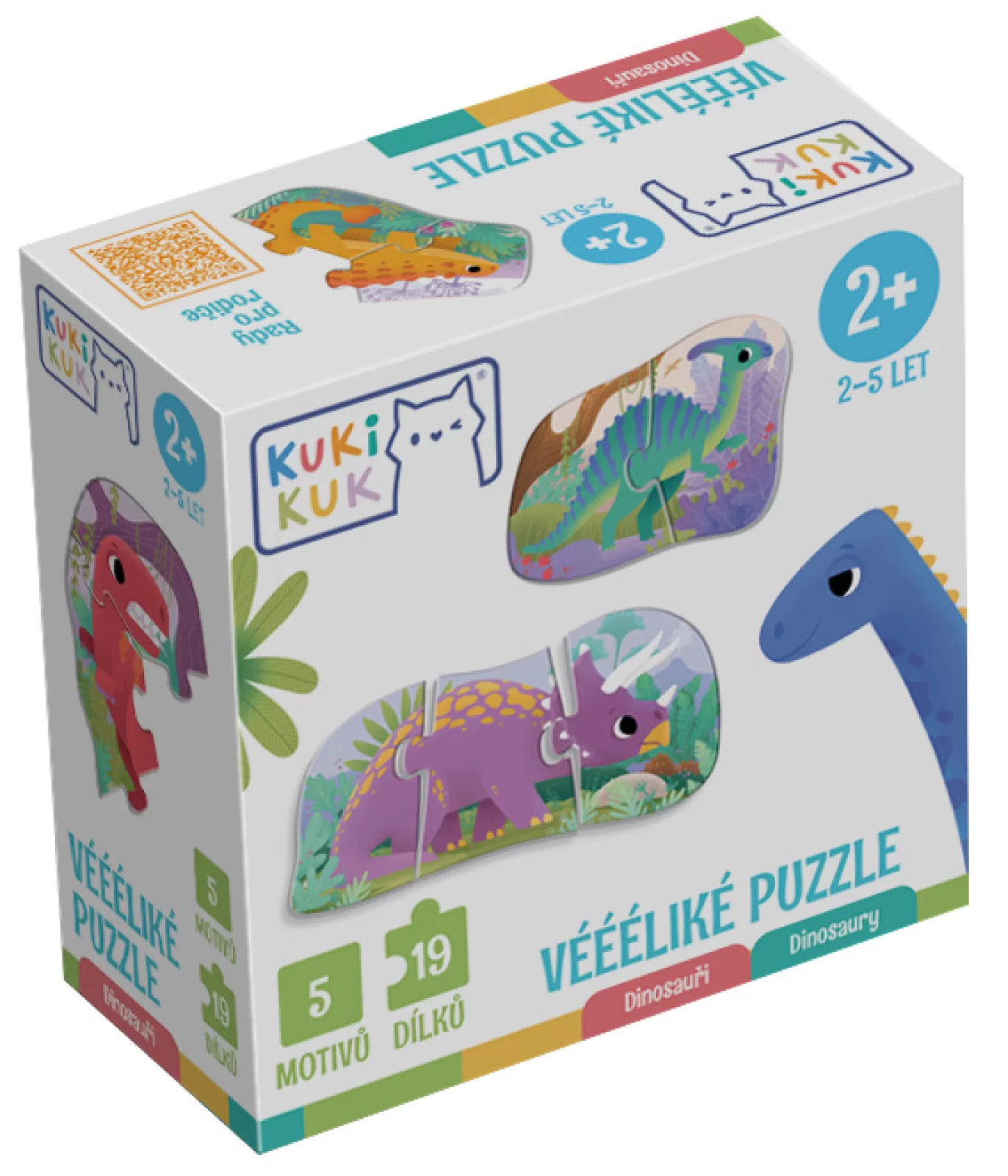 Véééliké puzzle - Dinosauři1