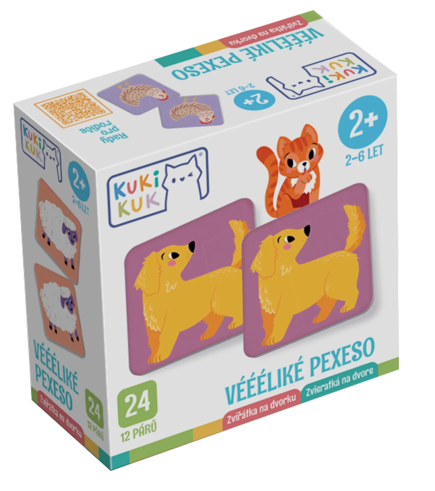 Véééliké pexeso - Zvířátka na dvorku1