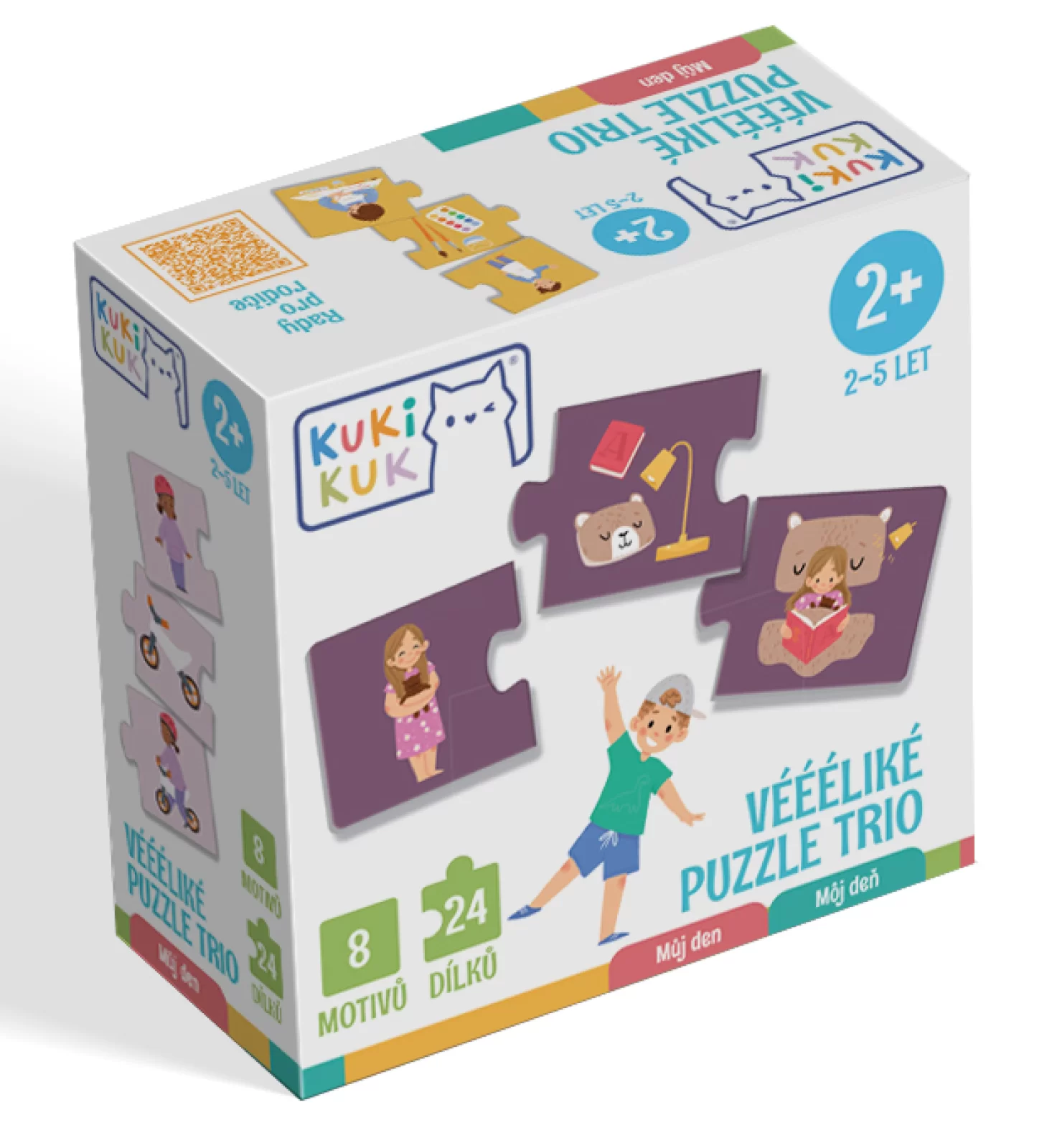 Véééliké puzzle TRIO - Můj den1