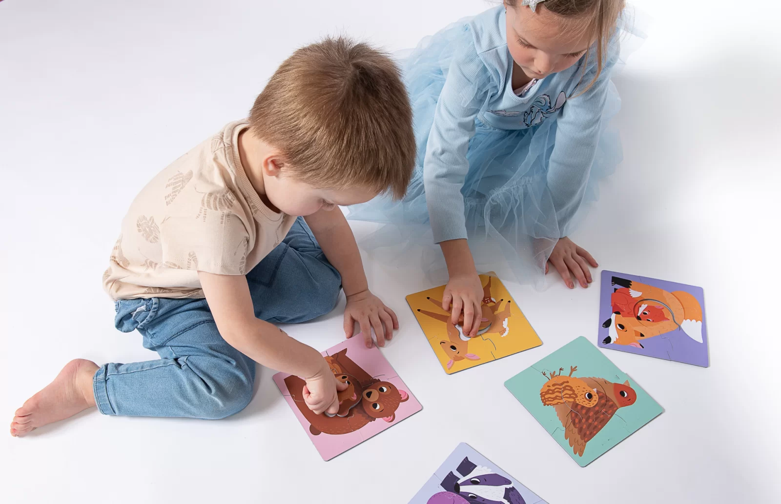 Véééliké puzzle - Mláďata s mámou6