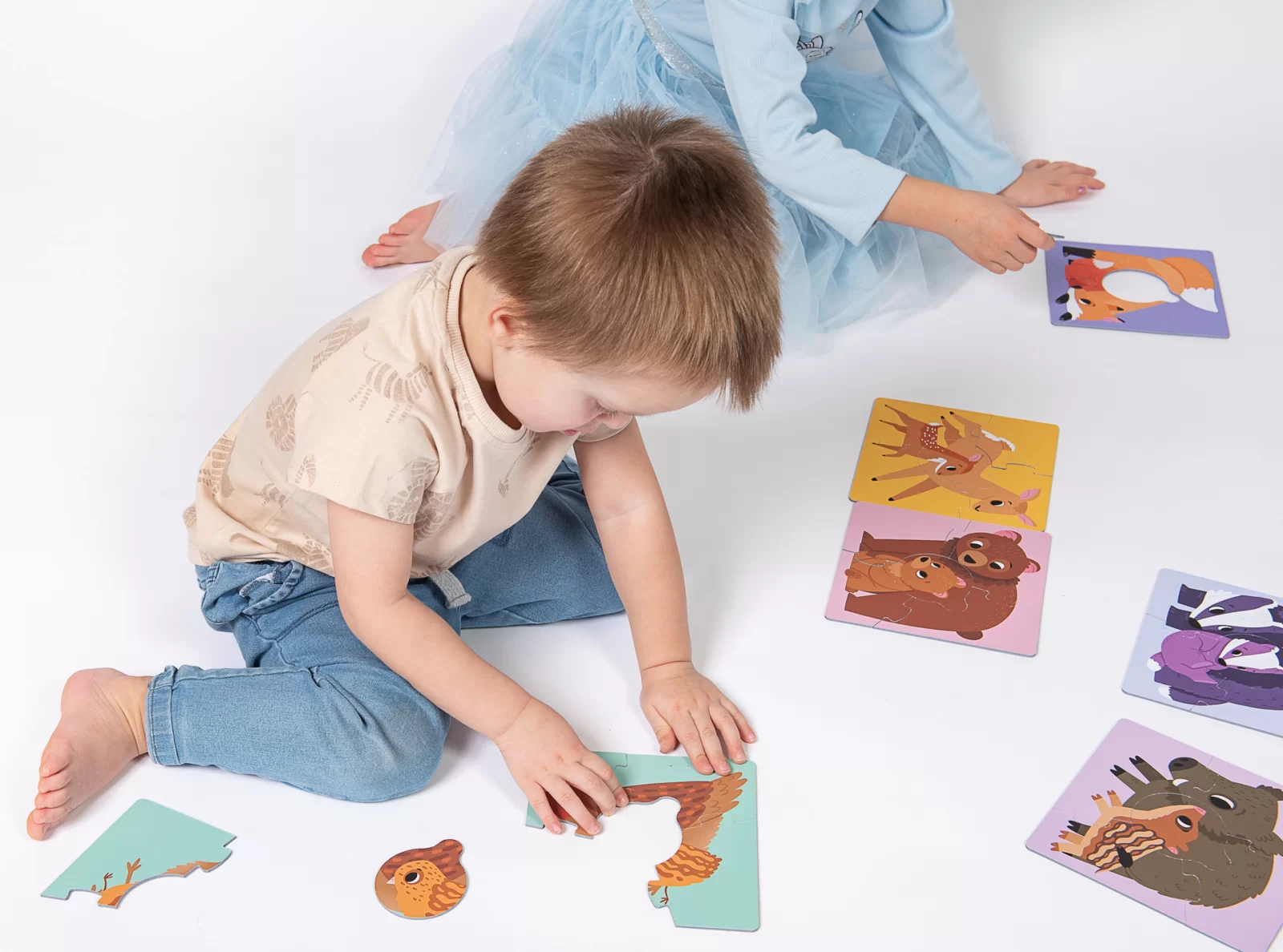 Véééliké puzzle - Mláďata s mámou9