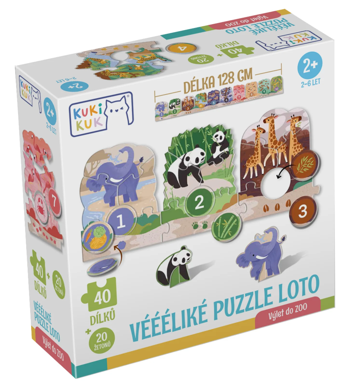 Véééliké puzzle loto - Výlet do ZOO1