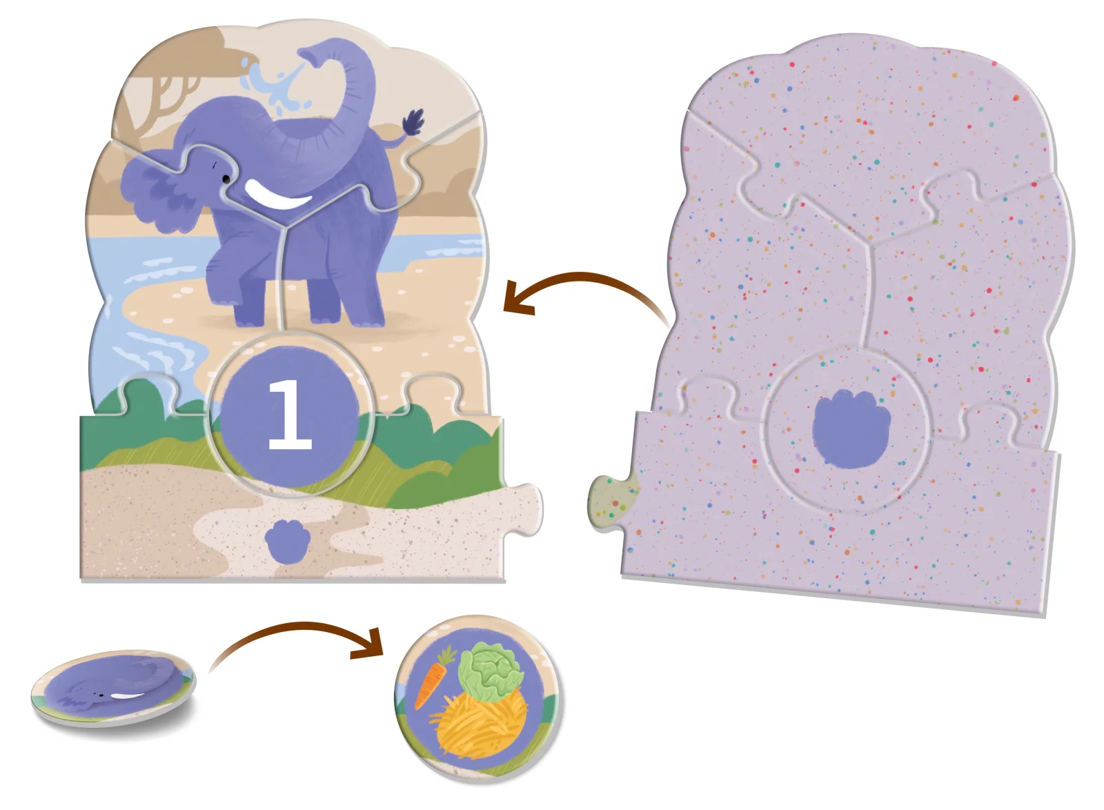 Véééliké puzzle loto - Výlet do ZOO2