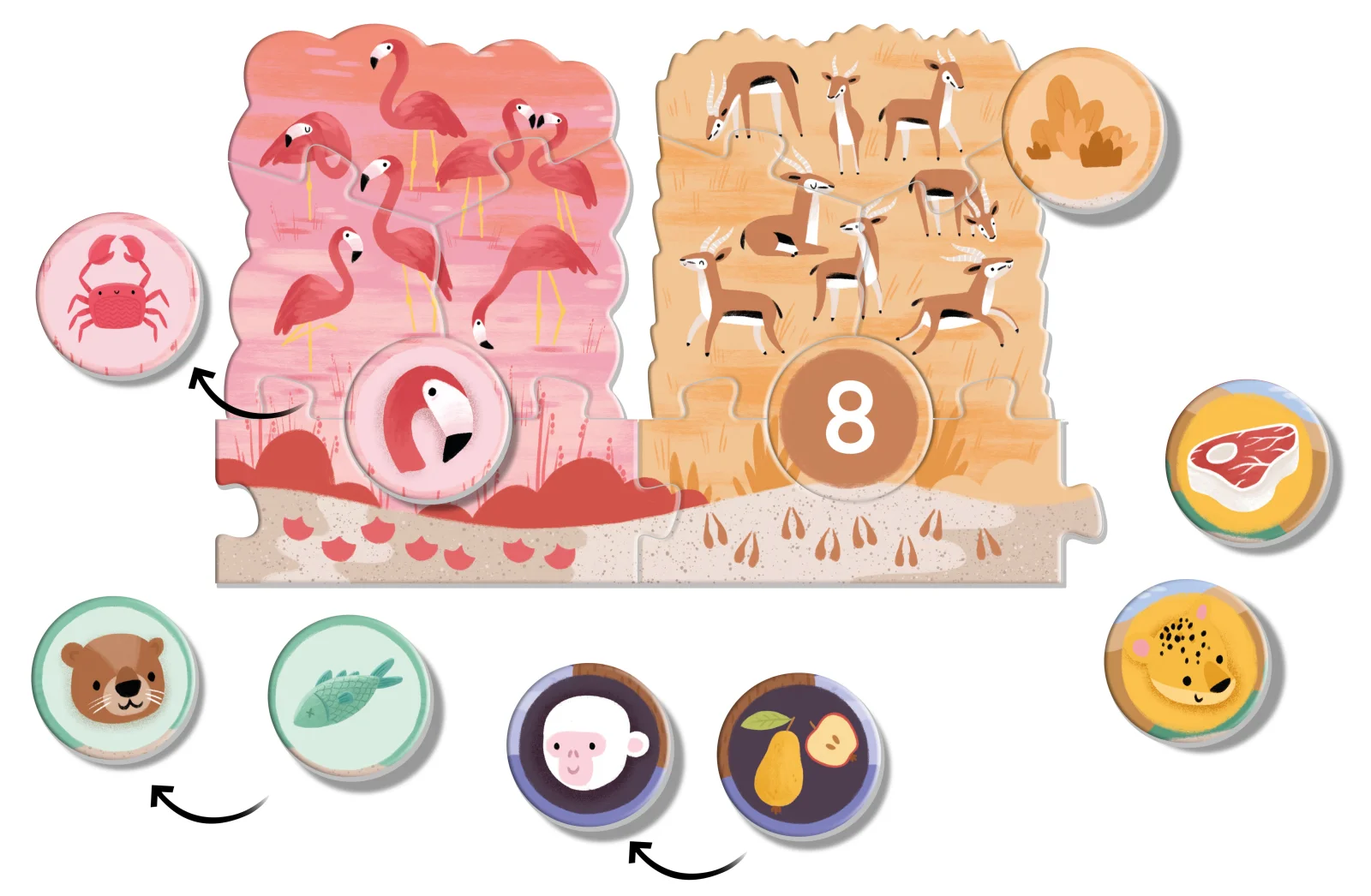 Véééliké puzzle loto - Výlet do ZOO6