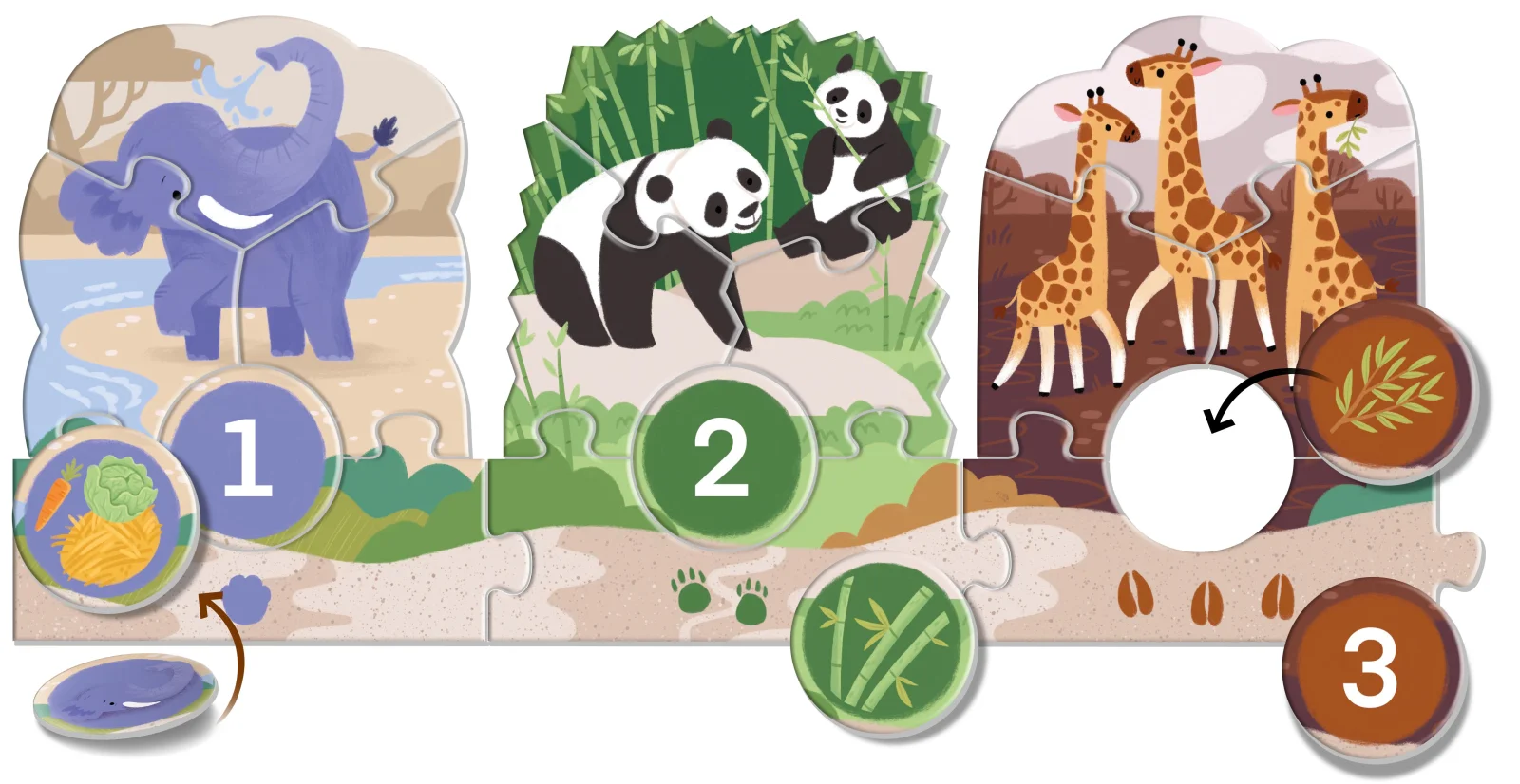 Véééliké puzzle loto - Výlet do ZOO11