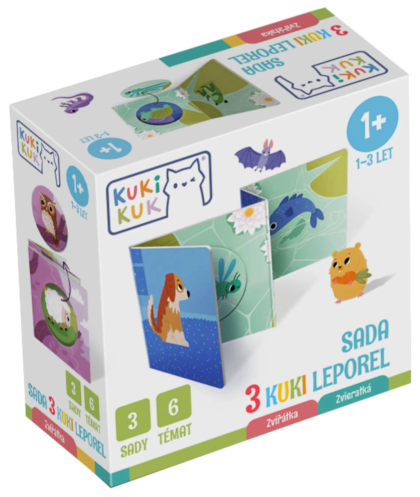 Sada 3 KUKI leporel - Zvířátka1