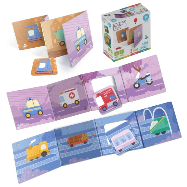 Sada 3 KUKI leporel - Auta