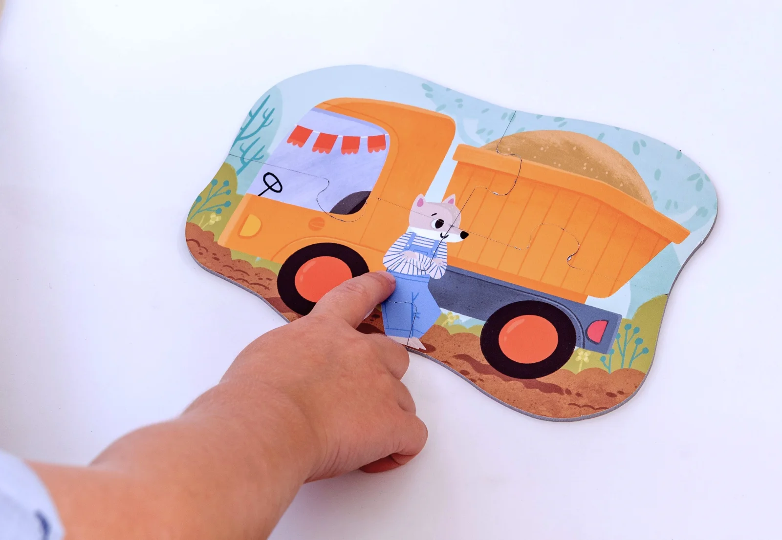 Véééliké puzzle - Stavební stroje4