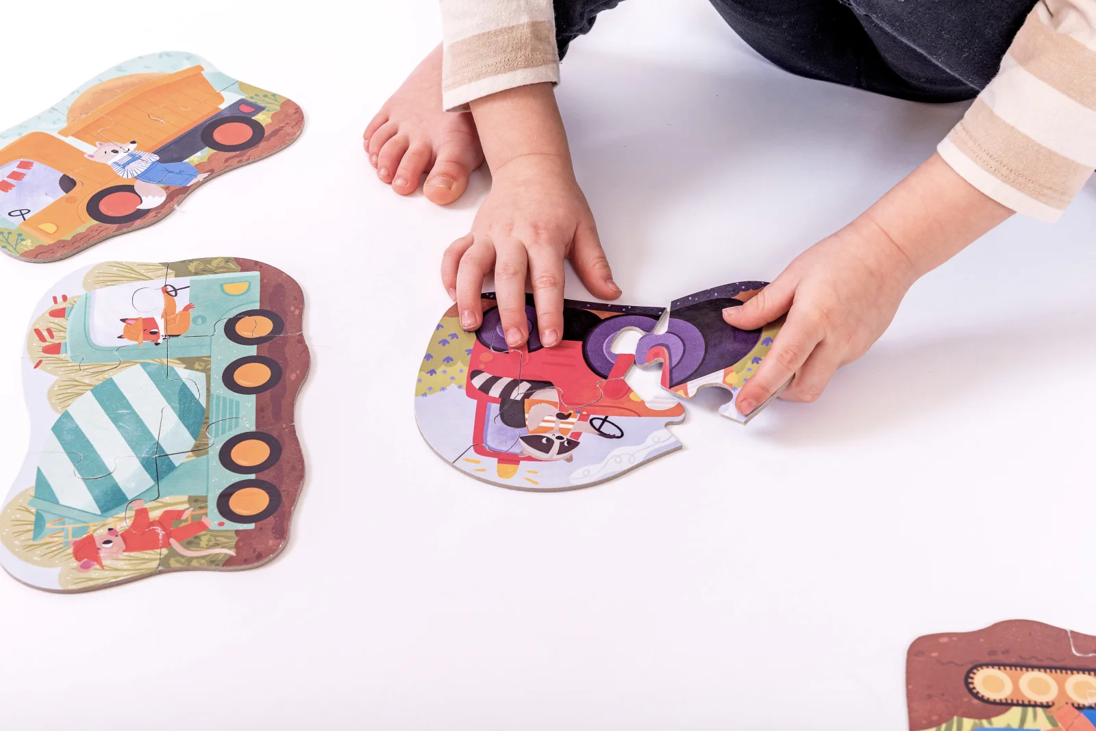 Véééliké puzzle - Stavební stroje3