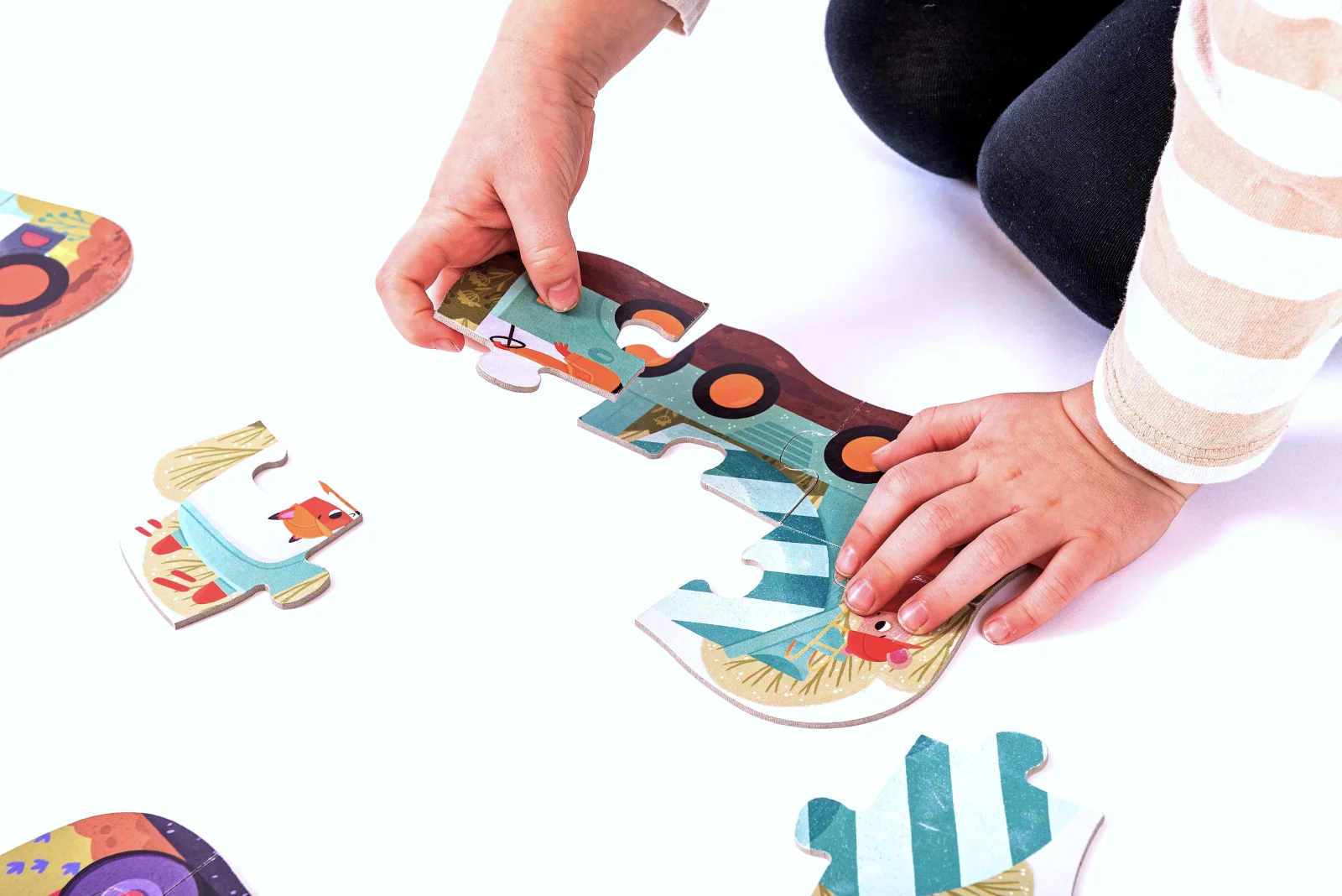 Véééliké puzzle - Stavební stroje5