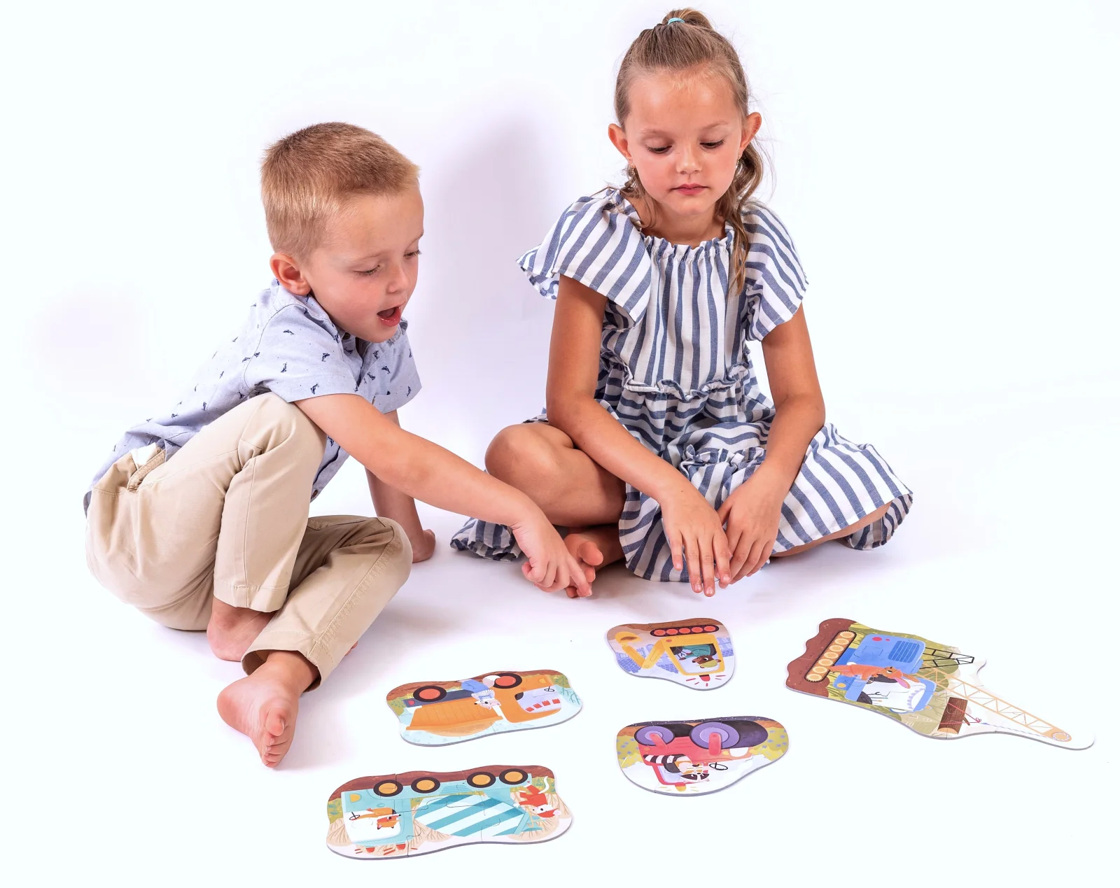 Véééliké puzzle - Stavební stroje9