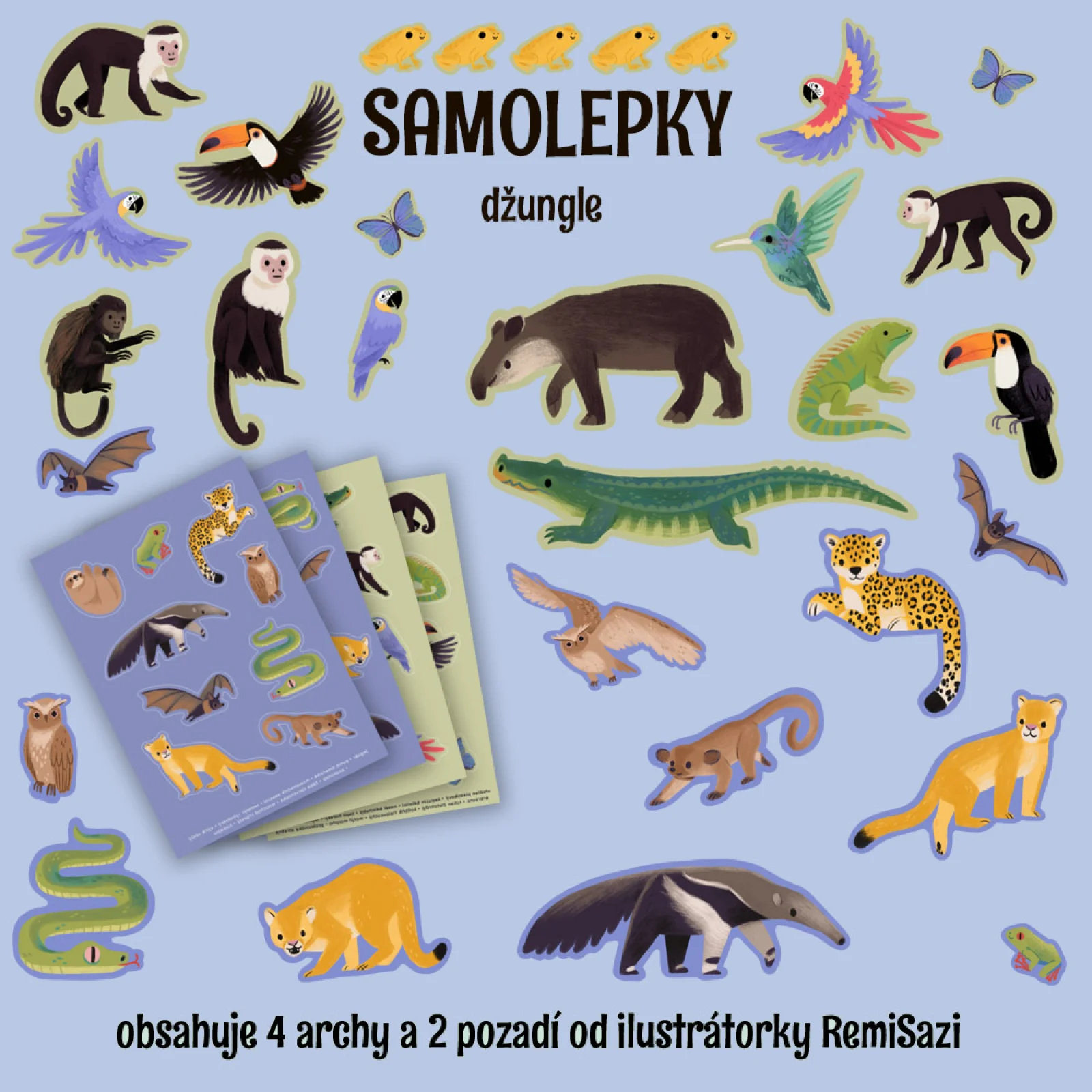 Samolepky  Džungle2